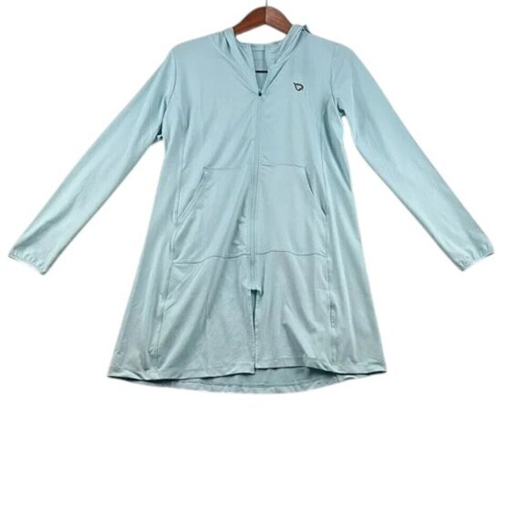 Baleaf Light Blue Hooded Jacket Zip-Up Size S - Picture 1 of 10